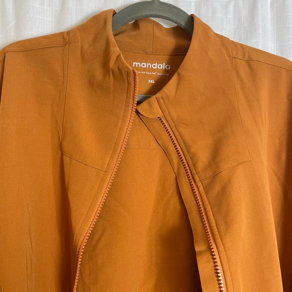 Mandala Athleisure Zip-Up Water Repellent Soft Shell Jacket Size 2XL - Picture 7 of 8